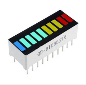 Barra gráfica de Leds com 4 Cores 10 Segmentos