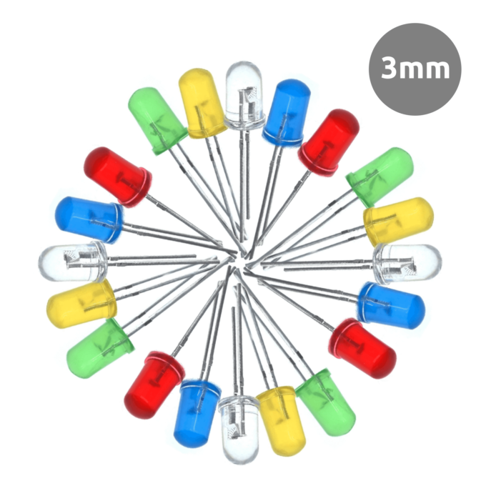 Led colorido 3mm