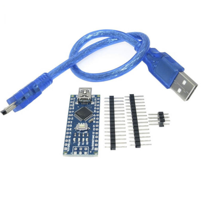 Arduino Nano V3.0 com Pinos Separados + Cabo USB
