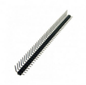 Barra de Pinos Macho - 1x40 - 2,54mm - 90 Graus
