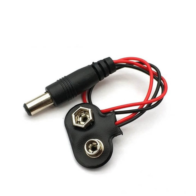 Cabo Adaptador Bateria 9v com Plug