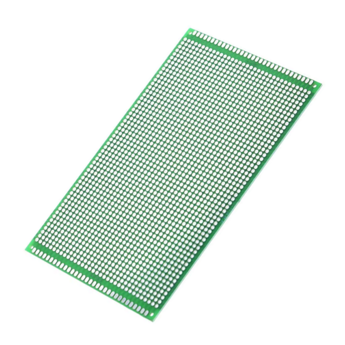 Placa de Circuito Impresso - 9x15cm Ilhada Fibra de Vidro