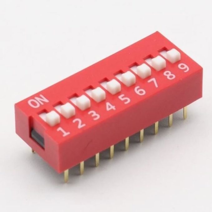 Chave DIP Switch 8 Vias