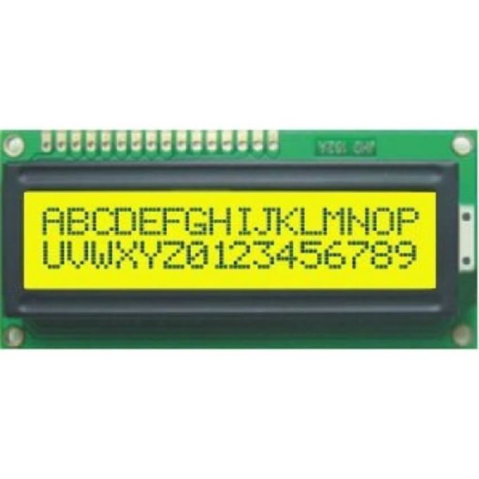 Display LCD 16x2 com Backlight Amarelo/Verde