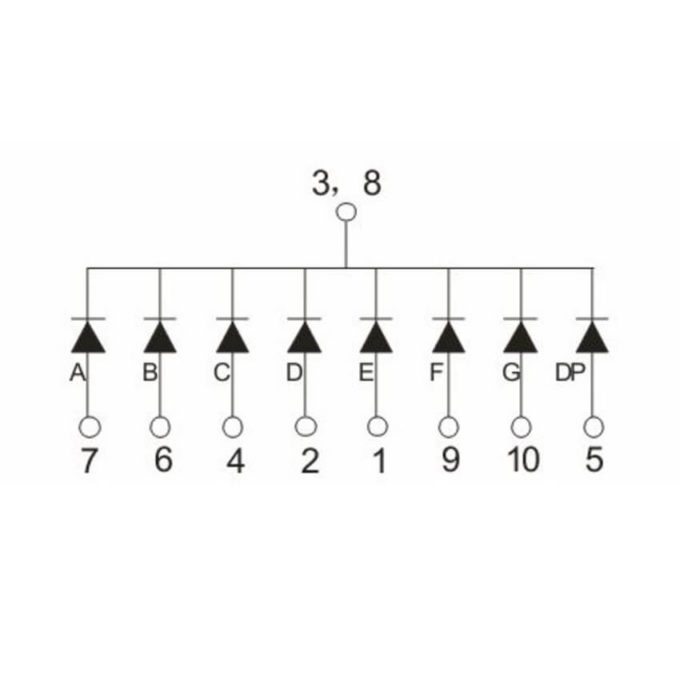 Display Led 7 Segmentos 1 Dígito - Catodo