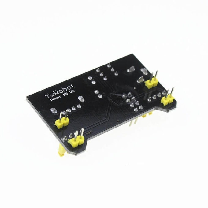 A Fonte Ajustável para Protoboard - 3.3V e 5V foi desenvolvida com o objetivo de facilitar a instalação, funciona apenas conectando-a em uma protoboard e ligada a uma fonte de alimentação.