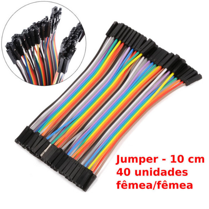 Jumper femea/femea 40 x unidades 10cm