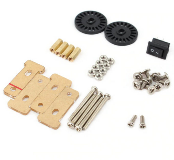 Kit Chassi 2WD Robô para Arduino