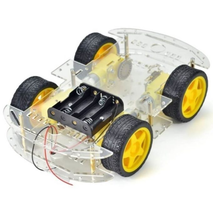 Kit Chassi 4WD Robô para Arduino