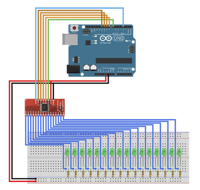 Módulo Multiplexador CD74HC4067