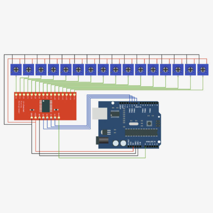 Módulo Multiplexador CD74HC4067