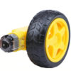 Motor DC + RODA com Pneu 65mm
