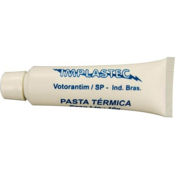 Pasta Térmica de Silicone 10g IMPLASTEC