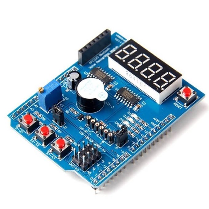 Placa shield multifunções - ideal para aprendizagem