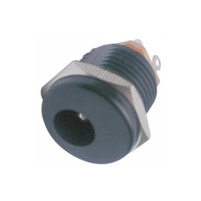 Plug Jack J4 DC-022 - Femea 2,1mm com Rosca