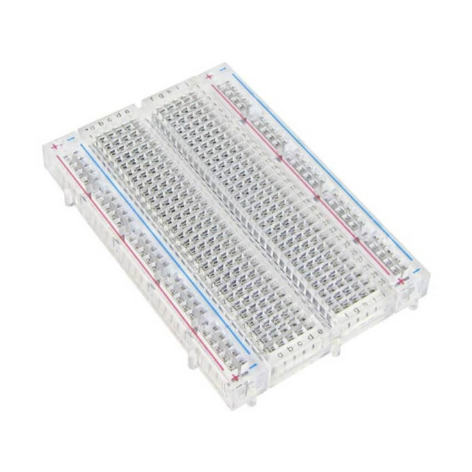 Protoboard de 400 pontos - Transparente