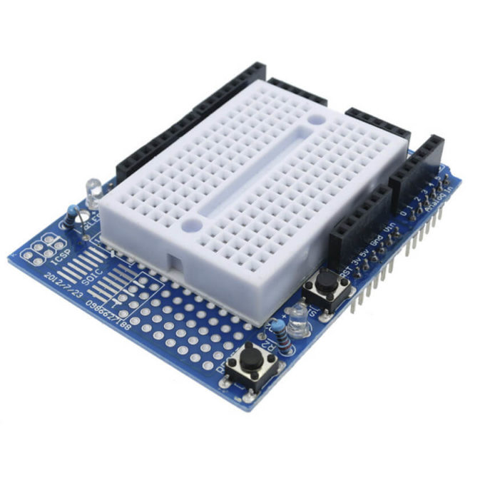 Protoshield para Arduino + Mini Protoboard