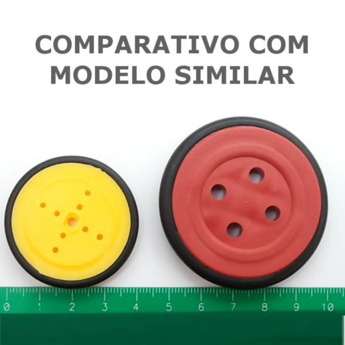 Roda com Pneu - 5x53mm