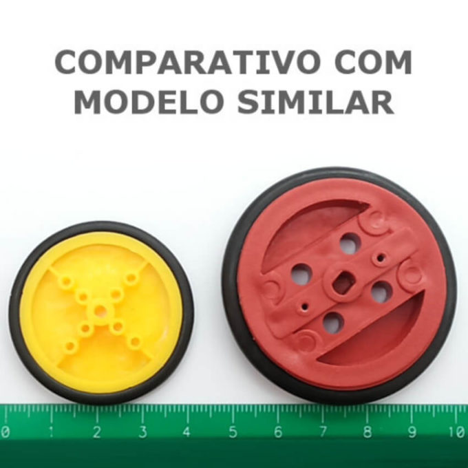 Roda com Pneu - 5x53mm