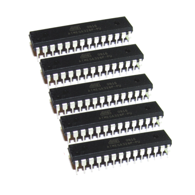 5 Microcontrolador ATmega328p-PU
