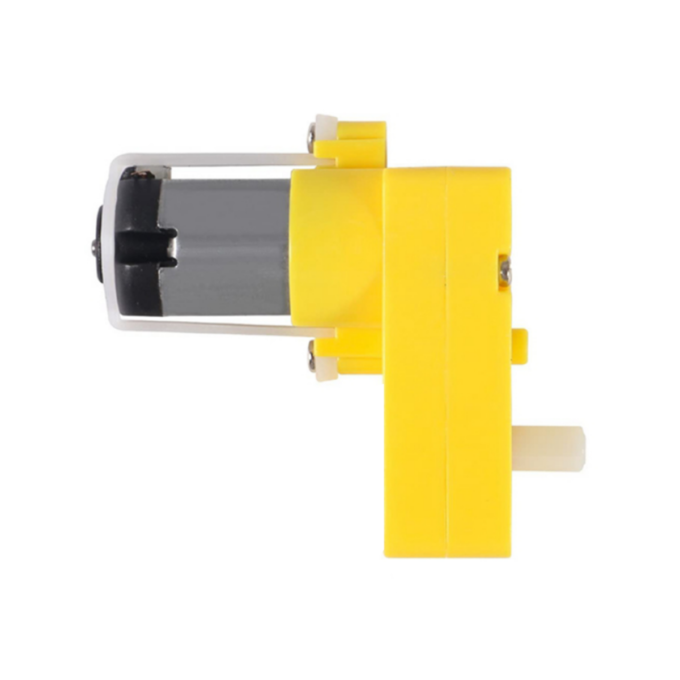 Motor DC 90° com Caixa de Redução 3V a 6V