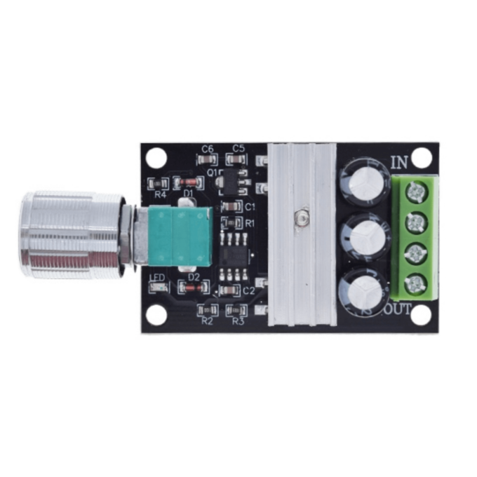 Controlador de Velocidade Motor DC 6V 12V 24V 28V 3A PWM