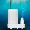 A Mini Bomba de Água Submersível - Ponta Inclinada e USB é uma excelente escolha para projetos de bomba em aquários, irrigação, entre outros.