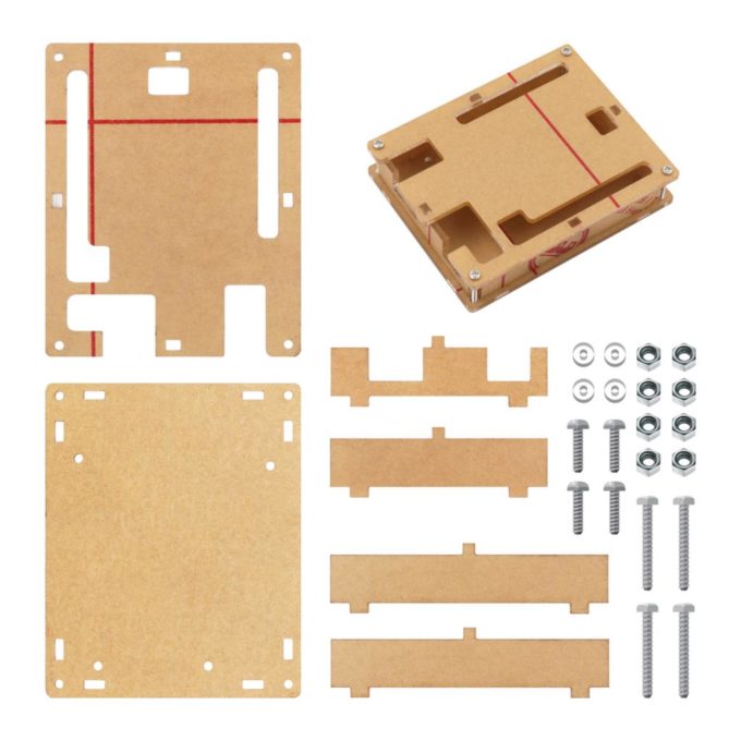 Case para Arduino Uno em Acrílico Transparente