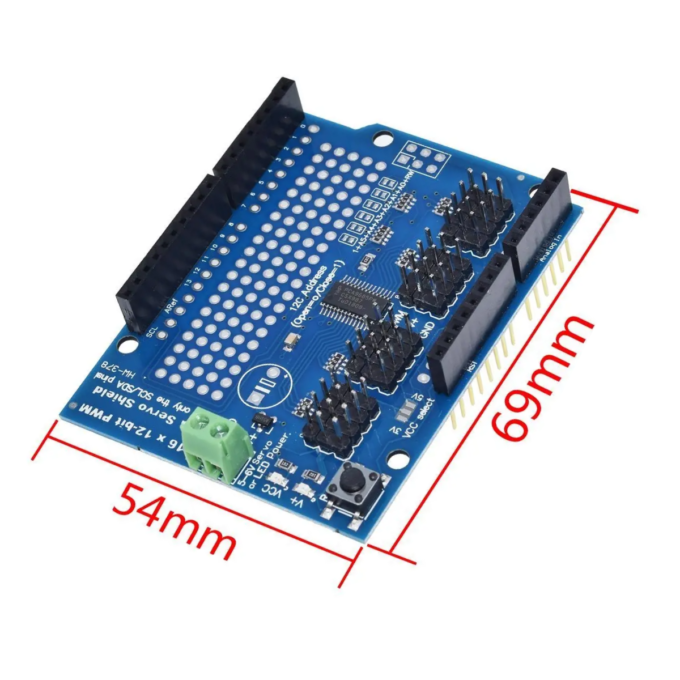 Shield Servo Motor 16 Canais - Para Arduino