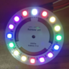O Rainbow LED RGB SMD 5050 Endereçável - Anel de LED RGB contém 16 LEDs endereçáveis, permitindo que você faça efeitos luminosos