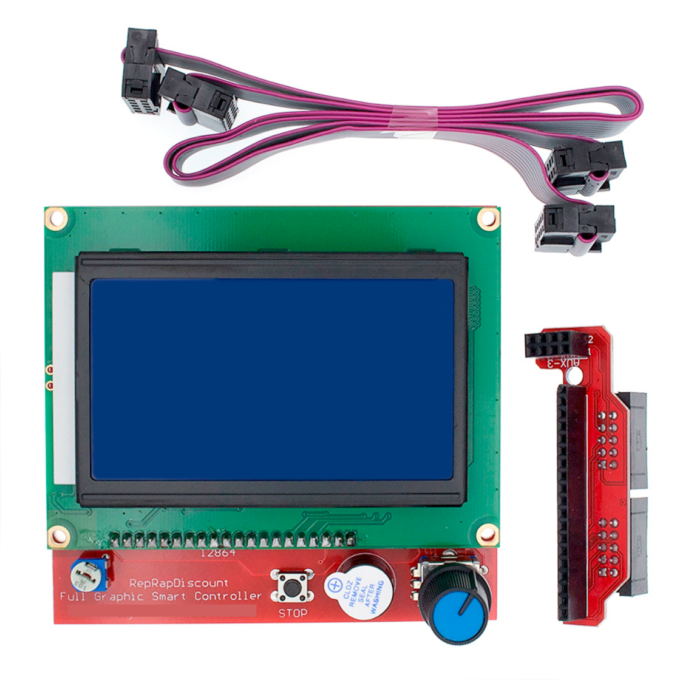 Display Gráfico LCD 128×64 para Impressora 3D RAMPS RepRap