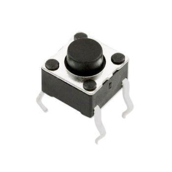 Esta Chave Táctil 4 Terminais - 6x6x5mm é ideal para ser utilizada em projetos nas protoboards, com encaixe perfeito.