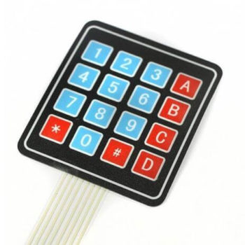Teclado 4x4 Numérico Matricial de Membrana