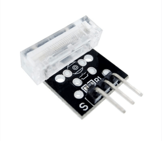 O Módulo KY-031 - Sensor de Toque e Batida É composto por um interruptor para detectar batida ou toque sobre ele.