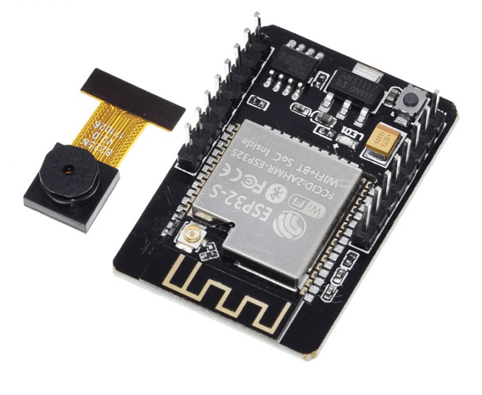 O Módulo ESP32-CAM - Câmera OV2640, além de conter conexão wifi nativa e bluettoth V4.2 embutido, também possui uma câmera OV2640 de 2MP.