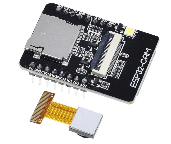 O Módulo ESP32-CAM - Câmera OV2640, além de conter conexão wifi nativa e bluettoth V4.2 embutido, também possui uma câmera OV2640 de 2MP.