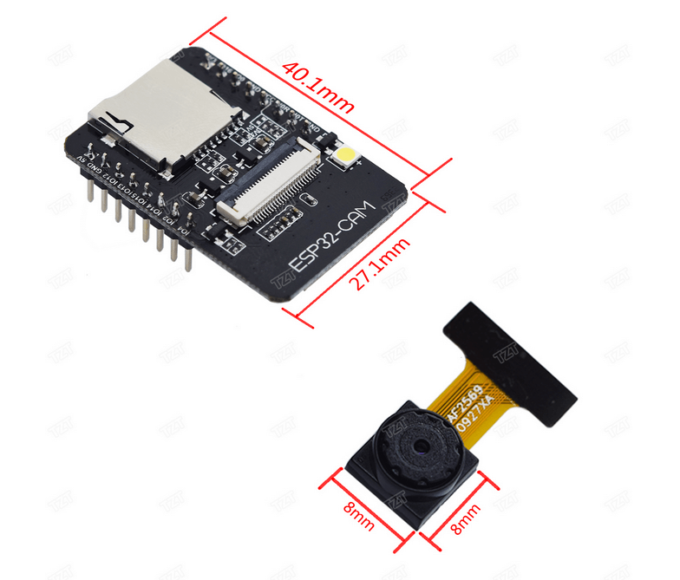 O Módulo ESP32-CAM - Câmera OV2640, além de conter conexão wifi nativa e bluettoth V4.2 embutido, também possui uma câmera OV2640 de 2MP.