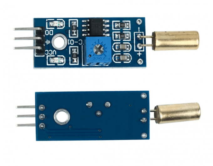 O Módulo Sensor SW-520D de Inclinação tem como objetivo identificar a inclinação de projetos, como por exemplo, carros robôs, para identificar uma queda.