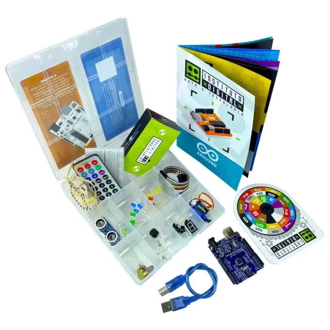 Kit Arduino UNO R3 Componentes Eletrônicos para Projetos DIY