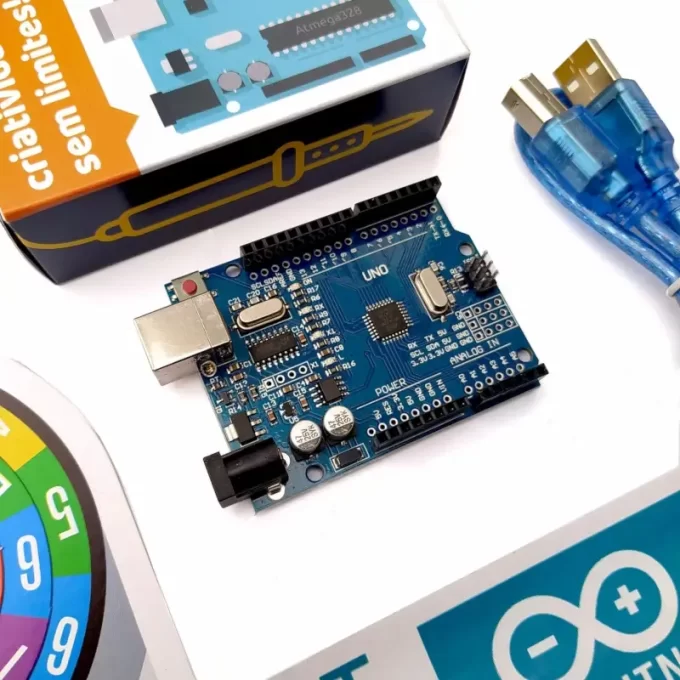 Arduino Uno R3 SMD com Brindes