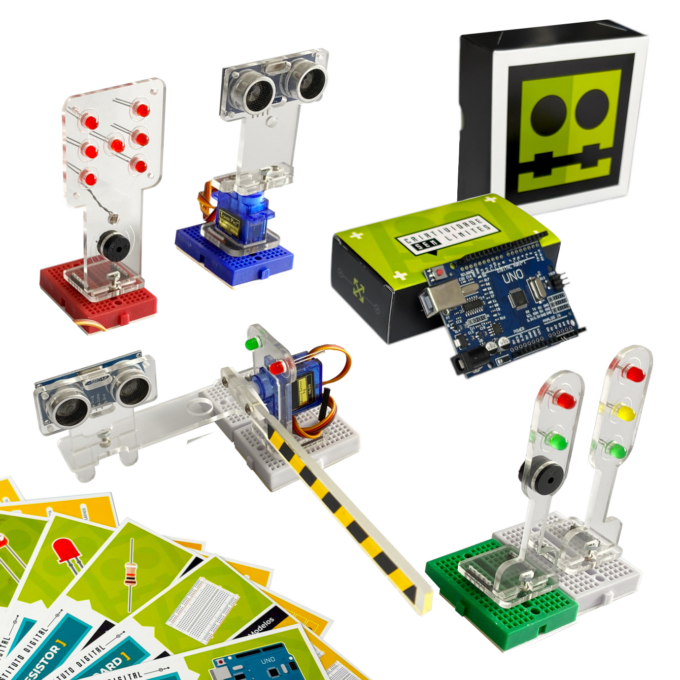 Kit Arduino Uno R3 com projetos em acrílicos completo - Image 2