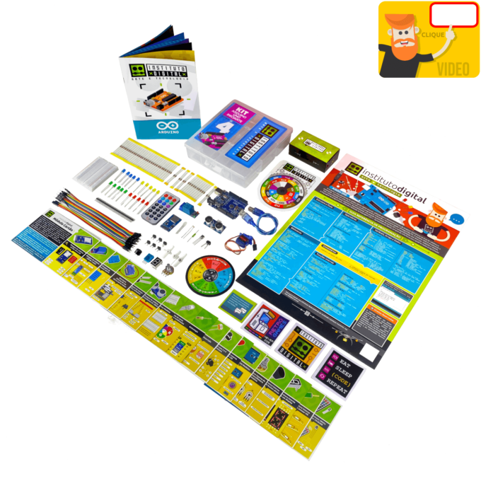 Kit Arduino UNO 4 Iniciante completo