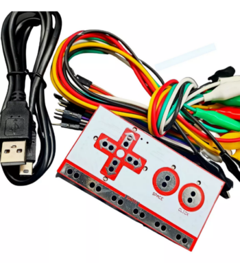 Makey Makey Kit Deluxe Controle Completo com cabos Educativo